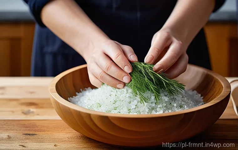 발효식품의 과학적 원리 이해하기 - **Prompt 1: A Vibrant Fermentation Showcase**
    "A brightly lit, rustic wooden kitchen counter fil...